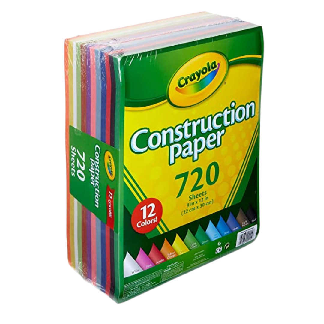 CrayolaConstructionPaper720sheets12colours 1