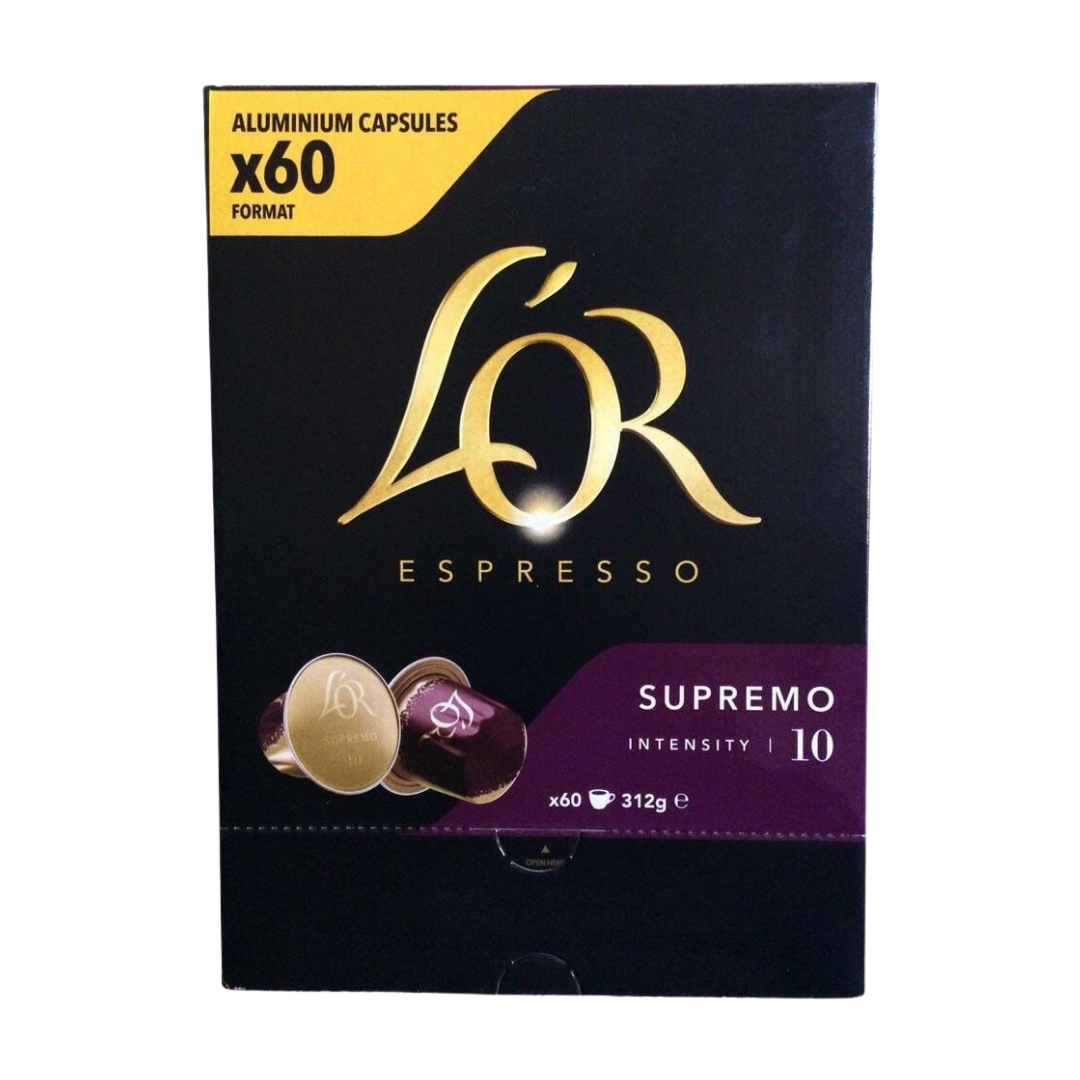 LOr Espresso Supremo Coffee Capsules 60Pk 312G