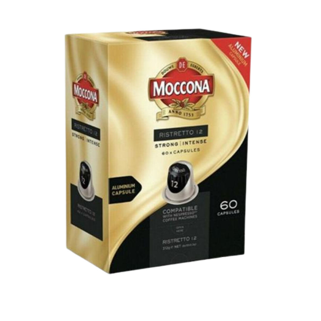 Moccona Espresso Ristretto Coffee Capsules 60 pack 312g