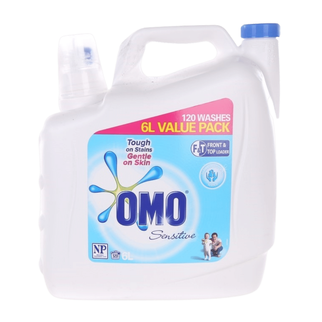 Omo Sensitive Front Top 6L 120 Washes