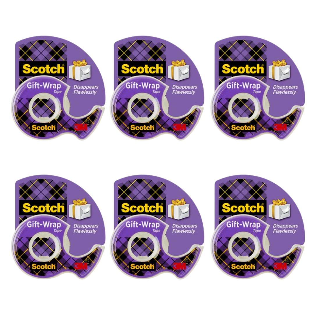 ScotchMagicGiftWrapTape6pack19mmX279mm 1
