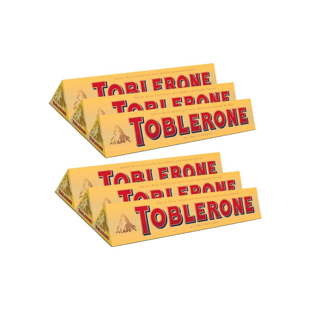 TobleroneSwissMilkChocolate6X100G