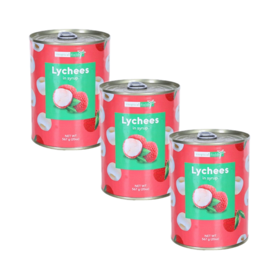 Tropical fields lychee in syrup 567g